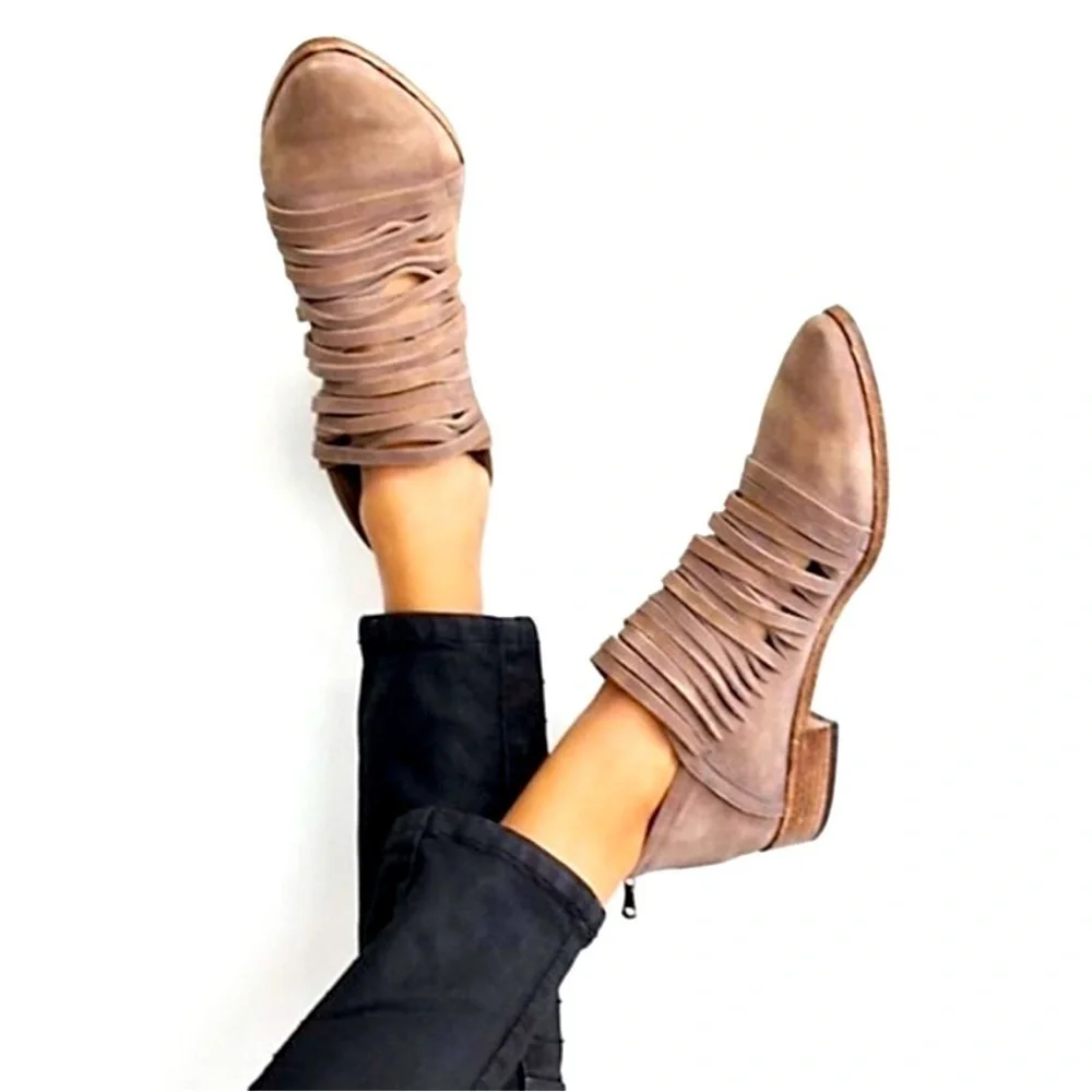 Free People Lost Valley Ankle Boot Sz 36 US 5-5.5
